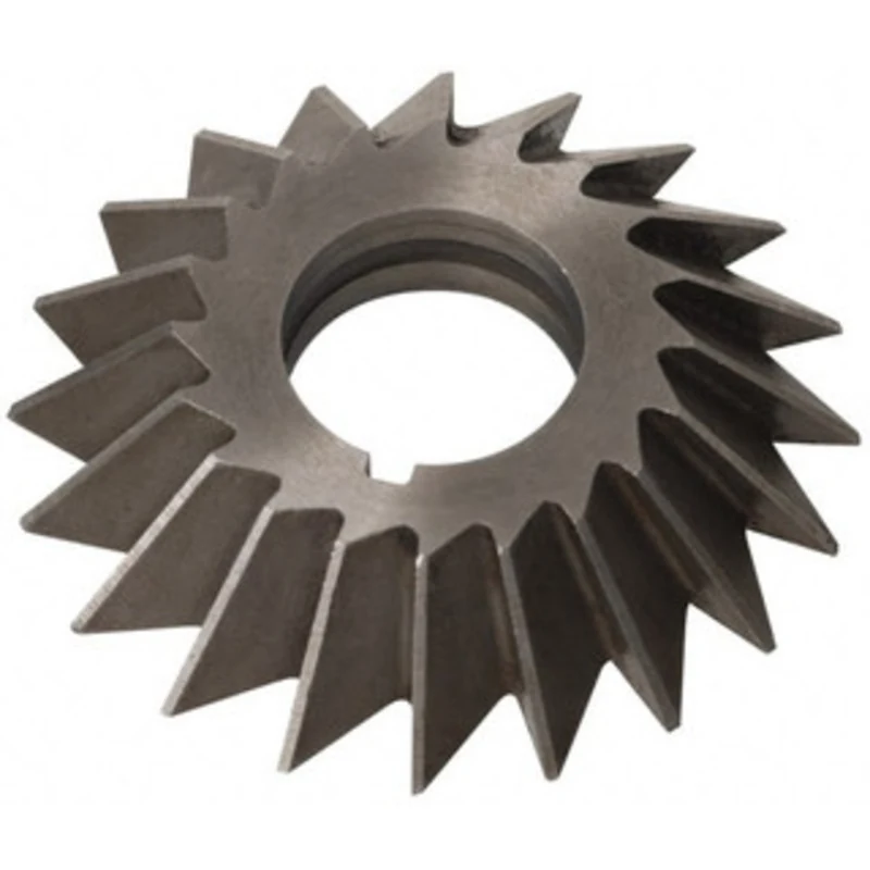 Value Collection 2-1/2 x 1/2 60 High Speed Steel Single-Angle Cutter Oxide Finish, Left Hand Cut, 7/8 Arbor Hole Diam...